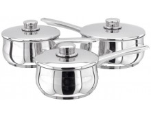Stellar 1000 3pc Saucepan Set Stellar 1000 3pc Saucepan Set